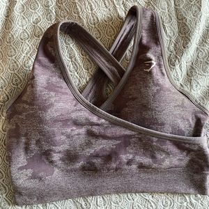 Gymshark Camo Seamless Sports Bra